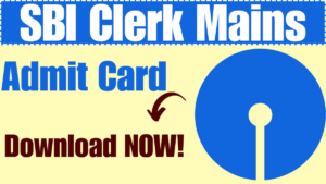 SBI Clerk Mains Admit Card 2025 To Be Released By April 2 – Know How to Download at sbi.co.in