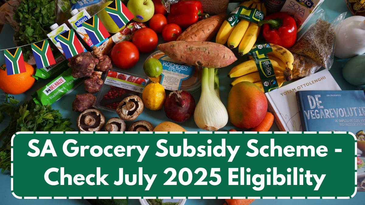 SA Grocery Subsidy Scheme - Check July 2025 Eligibility