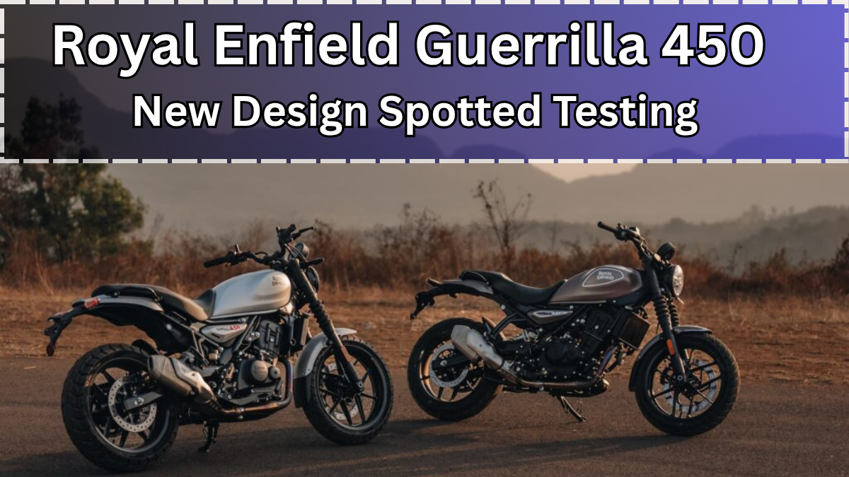 Royal Enfield Guerrilla 450 – New Design Spotted Testing