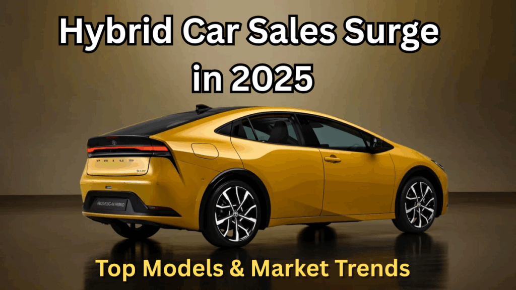 Hybrid Car Sales Surge in 2025 – Top Models & Market Trends